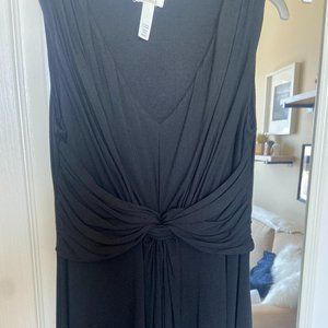 Black Soma Twist Front Dress (small)
